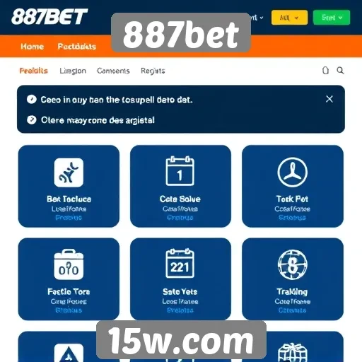 Análise das funcionalidades do site 887bet